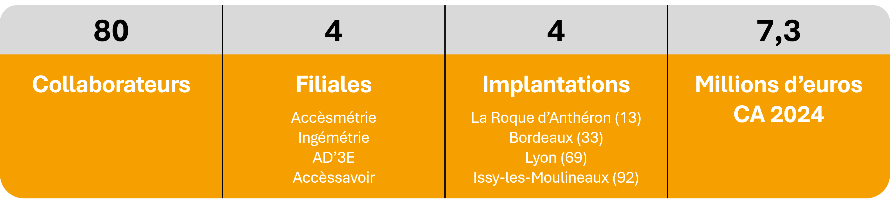 Chiffres du Groupe OPTIMETRIE